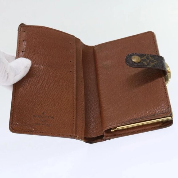 LOUIS VUITTON Monogram Porte Monnaie Billets Viennois Wallet M61663 Auth 50864 - Picture 9 of 16